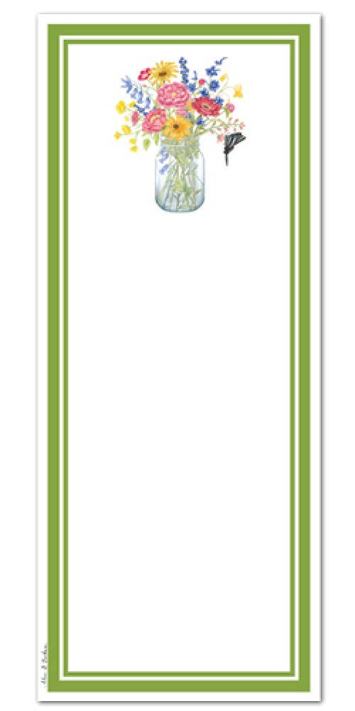 Magnetic Note Pad Spring Bouquet