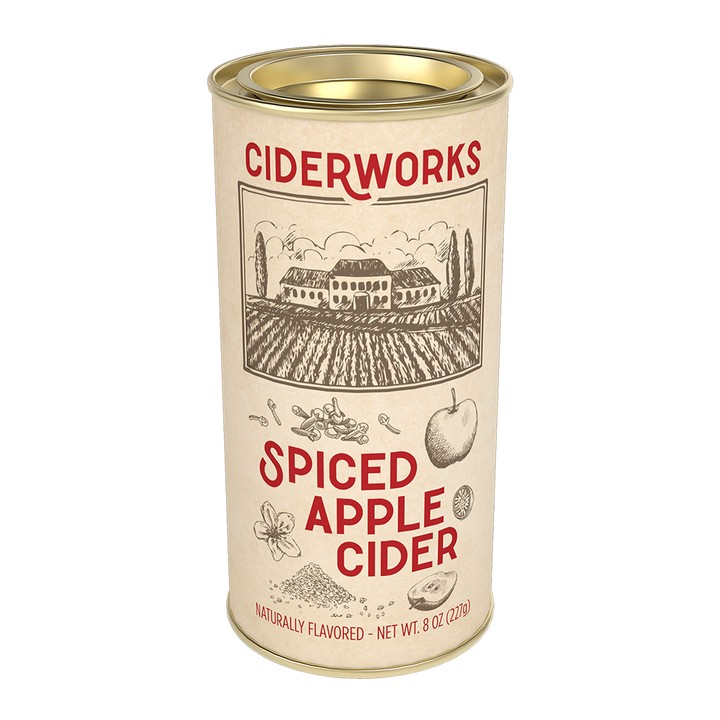 Ciderworks Spiced Red Apple Cider (8oz Round Tin)