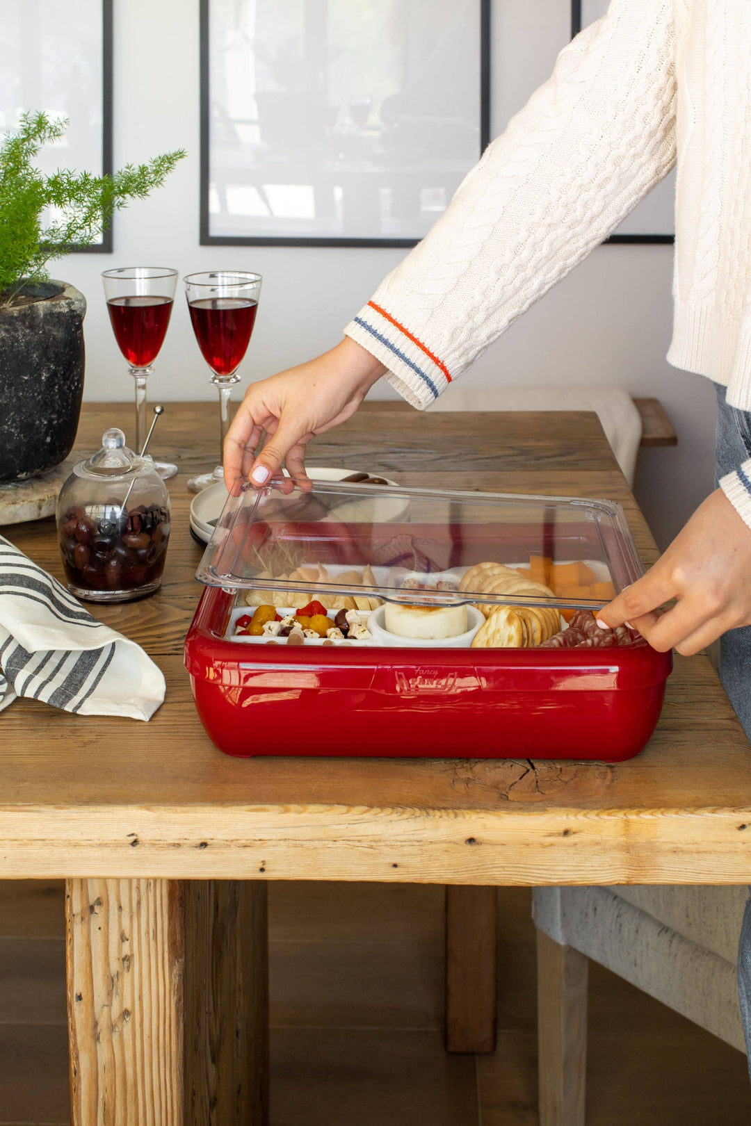 Fancy Panz® Accessory - Charcuterie &amp; Veggie Trayz Insert