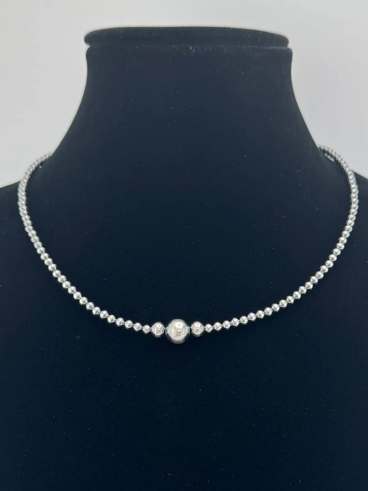 3/5/8mm Station Necklace (16")