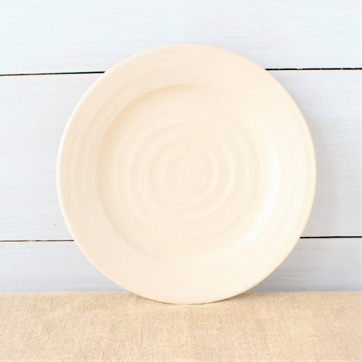 Farmhouse Ridges Dinner Plate - Drift White