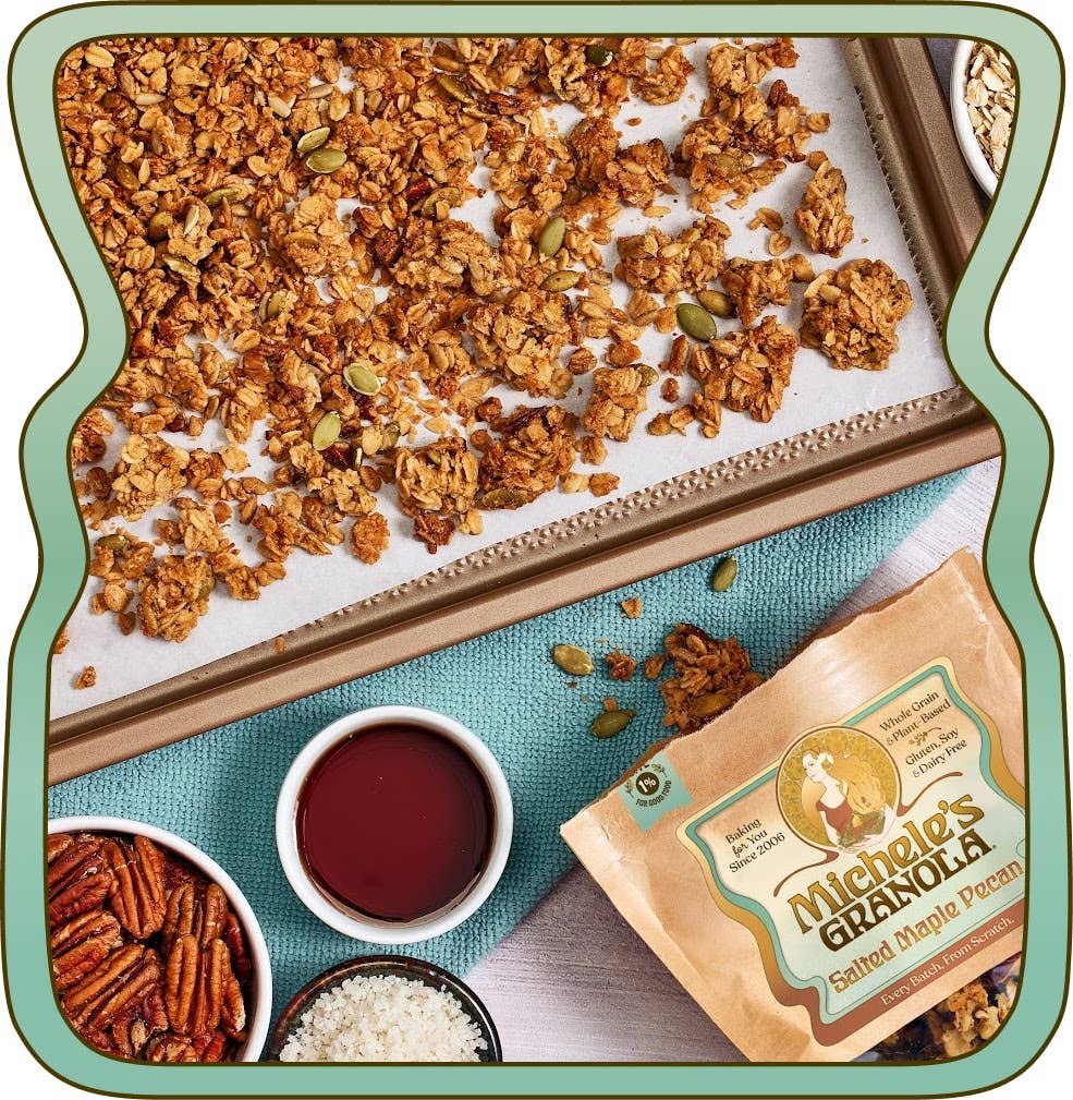 Salted Maple Pecan Granola