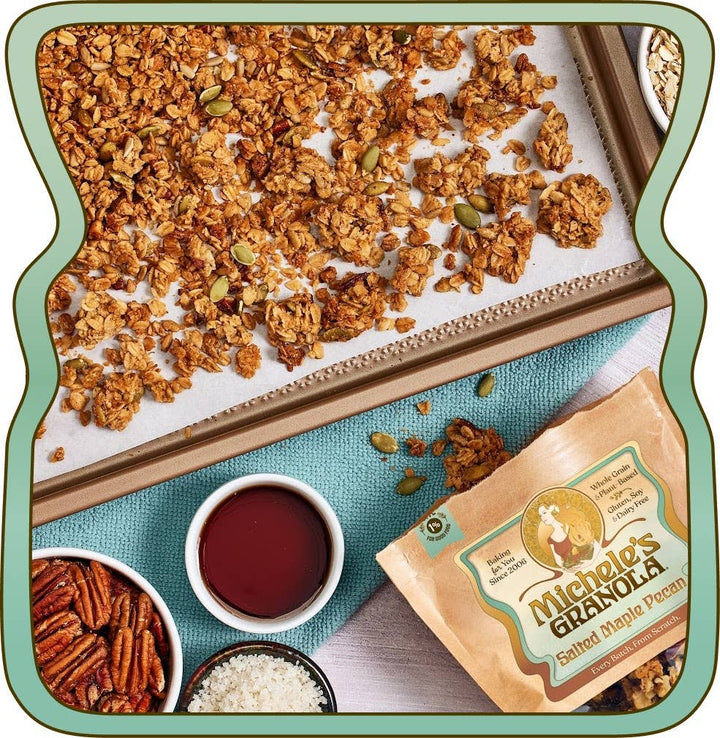 Salted Maple Pecan Granola