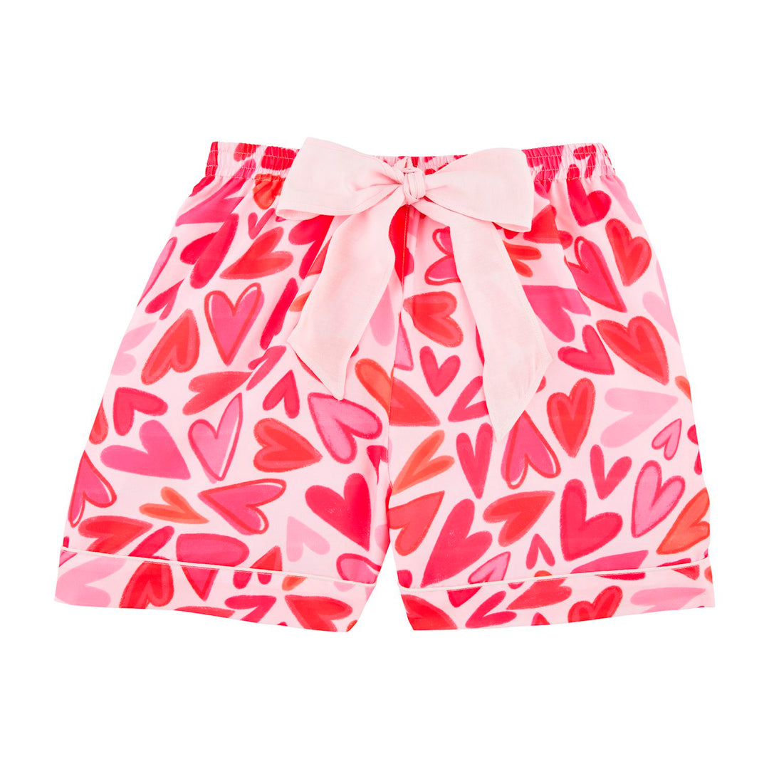 Valentine Pajama Shorts