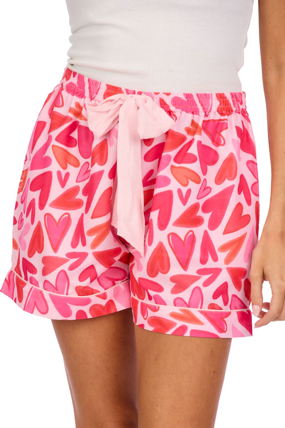 Valentine Pajama Shorts