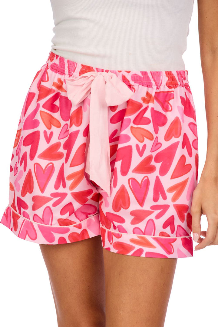 Valentine Pajama Shorts