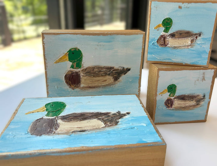 Mallard Duck Block