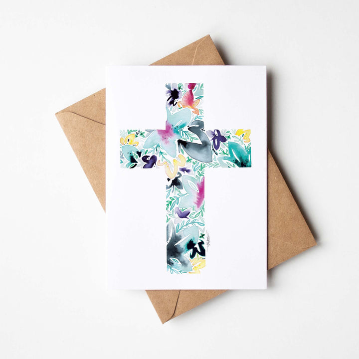 Cross Single Note Card