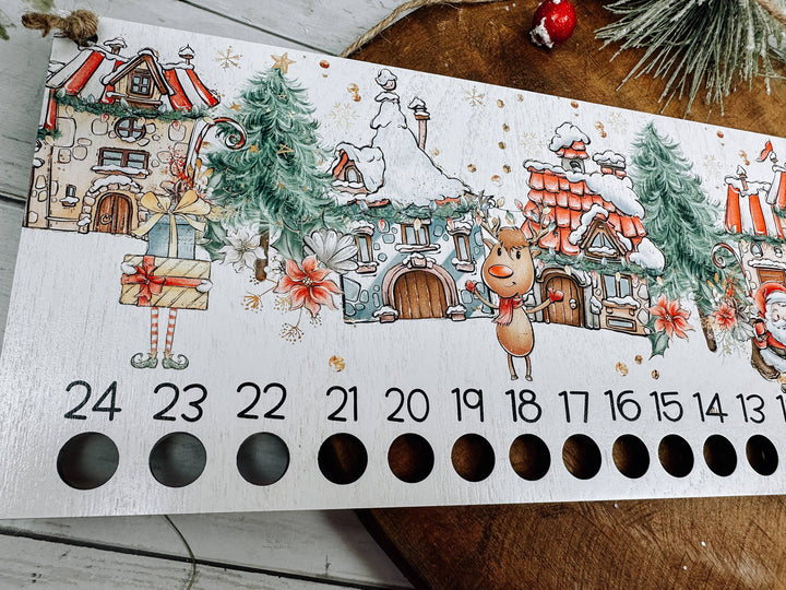 Candy Cane Advent Countdown Calendar