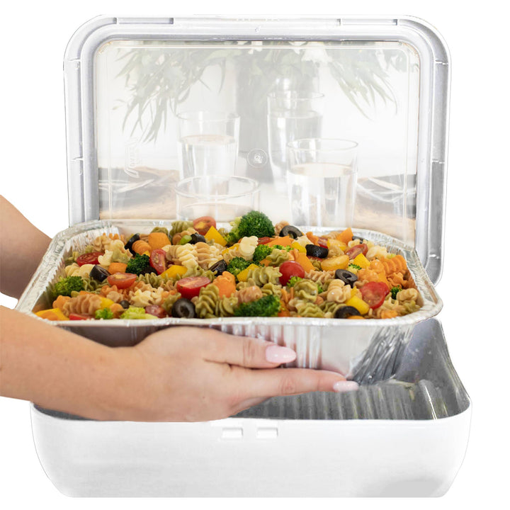 Classic Set - Pan Frame w/ Lid &amp; Serving Spoon - White