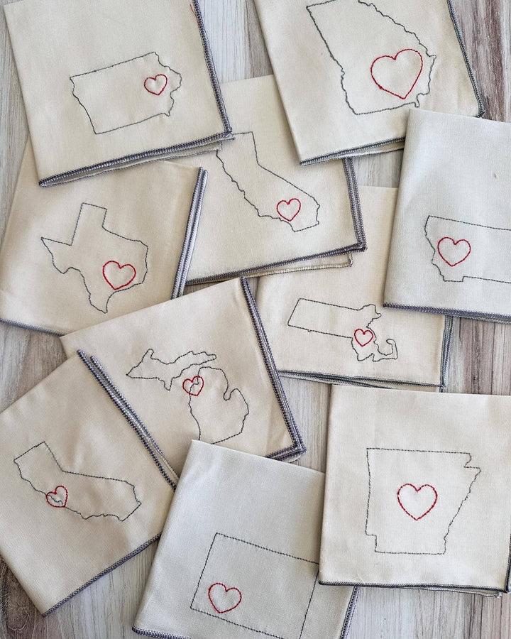 Texas Cocktail Napkins - Set of four