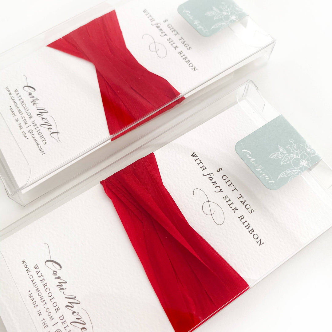Deck the Halls with Cows of Holly Gift Tags