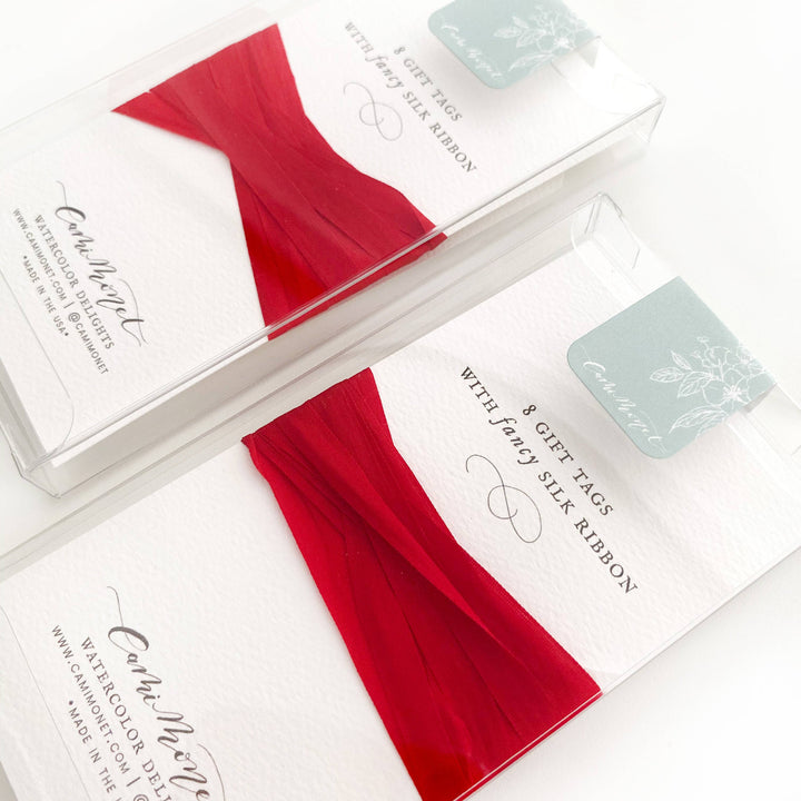Deck the Halls with Cows of Holly Gift Tags