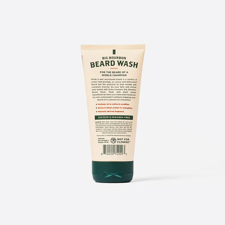 Duke Cannon Big Bourbon Beard Wash - Oak Barrel