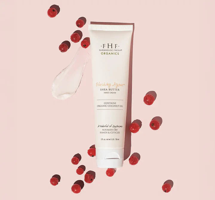 Blushing Agave Organic Shea Butter Hand Cream Tube