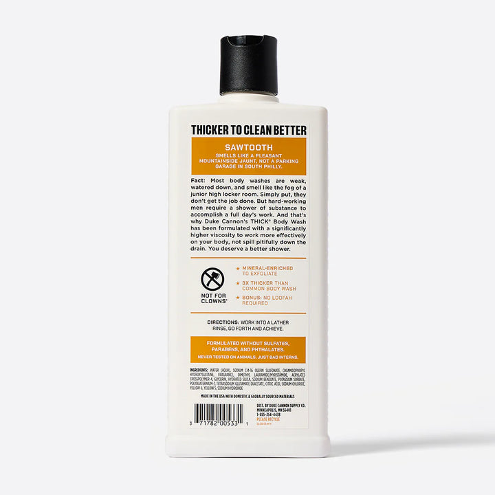 Duke Cannon Body Wash - Sawtooth