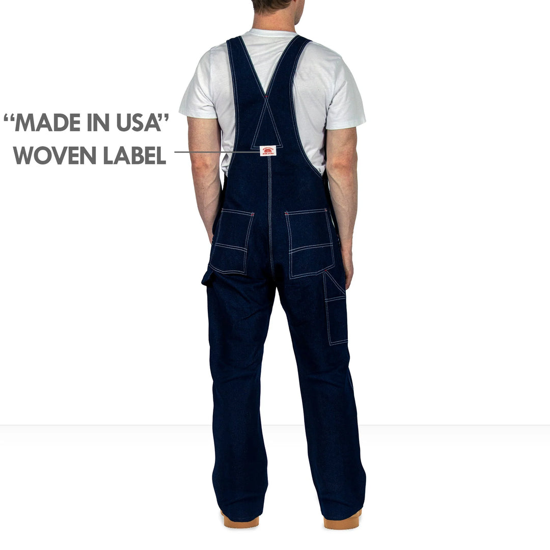 Round House Classic Blue Denim Bib Overall