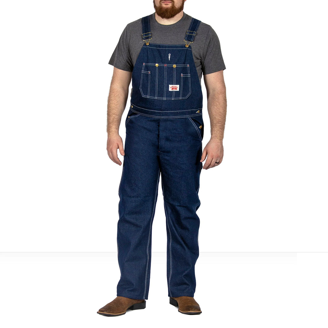 Round House Classic Blue Denim Bib Overall