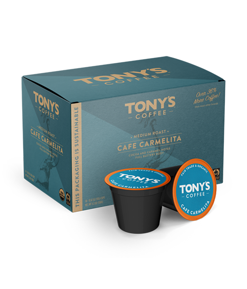 Tony's Coffee Cafe Carmelita K-Cup