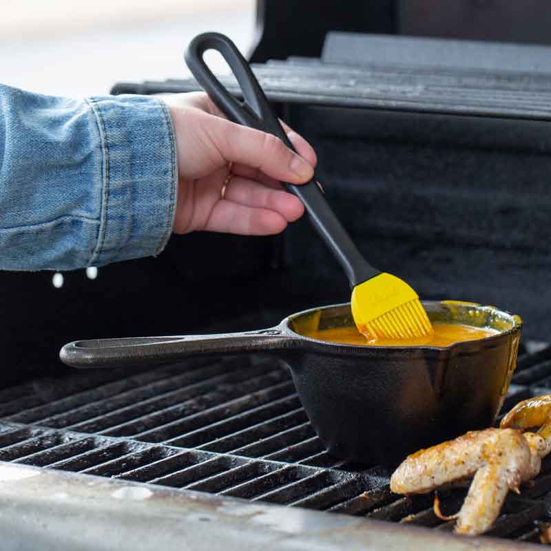 Seasoned Cast Iron Melting Pot