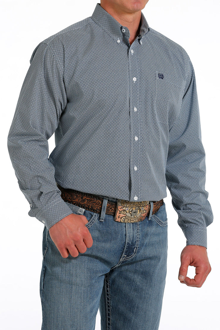 Cinch - Men's Long Sleeve Shirt - Light Blue