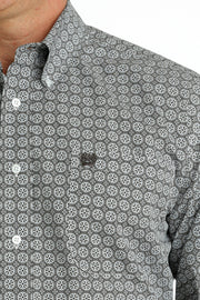 Cinch - Men's Long Sleeve Shirt - White Print