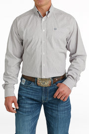 Cinch - Men's Long Sleeve Shirt - White Plaid