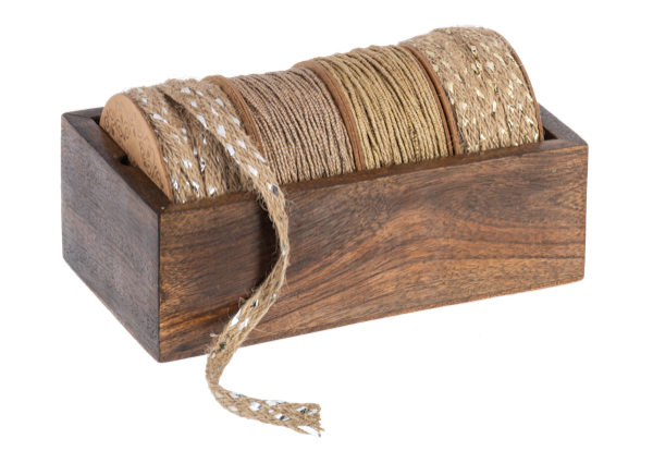 Jute Ribbon on Spool Set (4 pc. set)