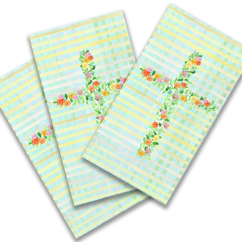Cross with Flowers Guest Towel