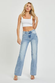 Risen Jeans- Mid Rise Straight Jean