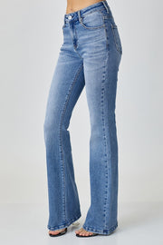 Risen Jeans- Mid Rise Basic Flare