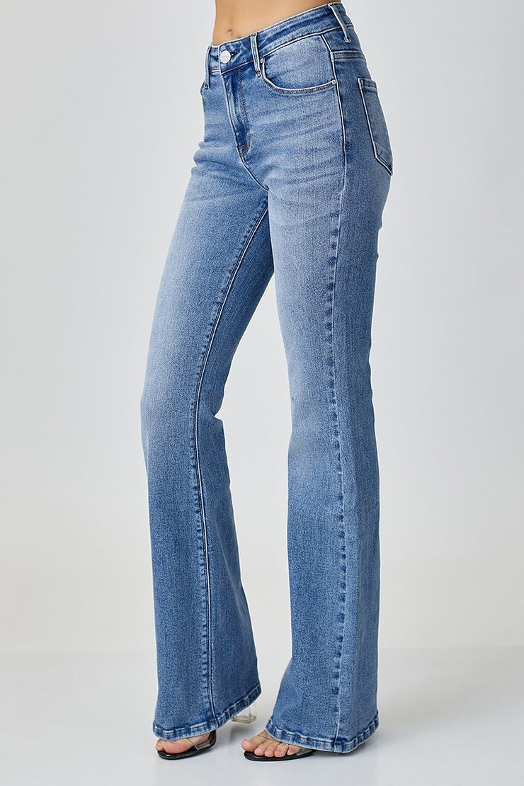 Risen Jeans- Mid Rise Basic Flare – Circle X Country Store