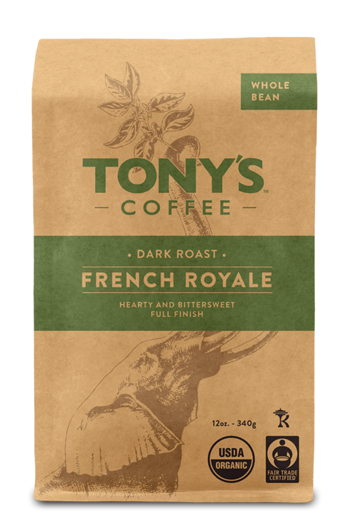 Tony's Coffee French Royale 12 Oz. French Press Grind