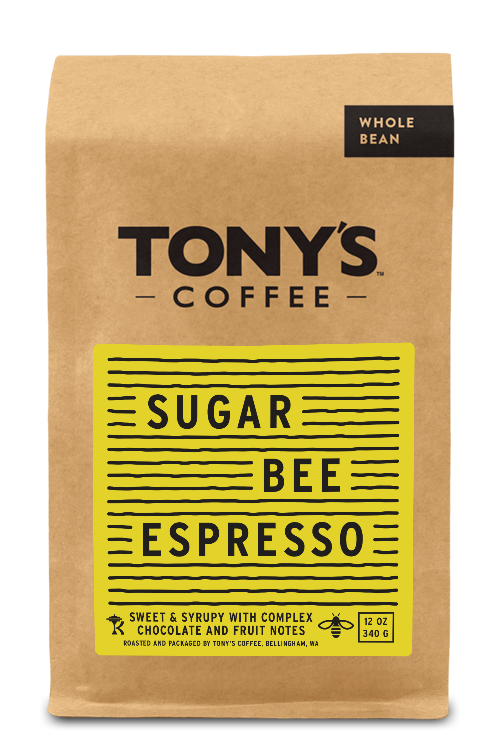 Tony's Coffee Sugar Bee Espresso 12 Oz. Whole Bean
