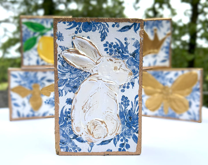 Chinoiserie Art Block - Bunny