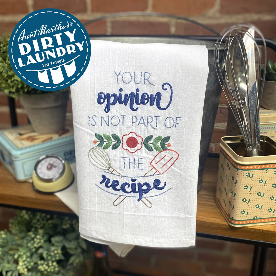 Aunt Martha's® Dirty Laundry Tea Towel - Your Opinion