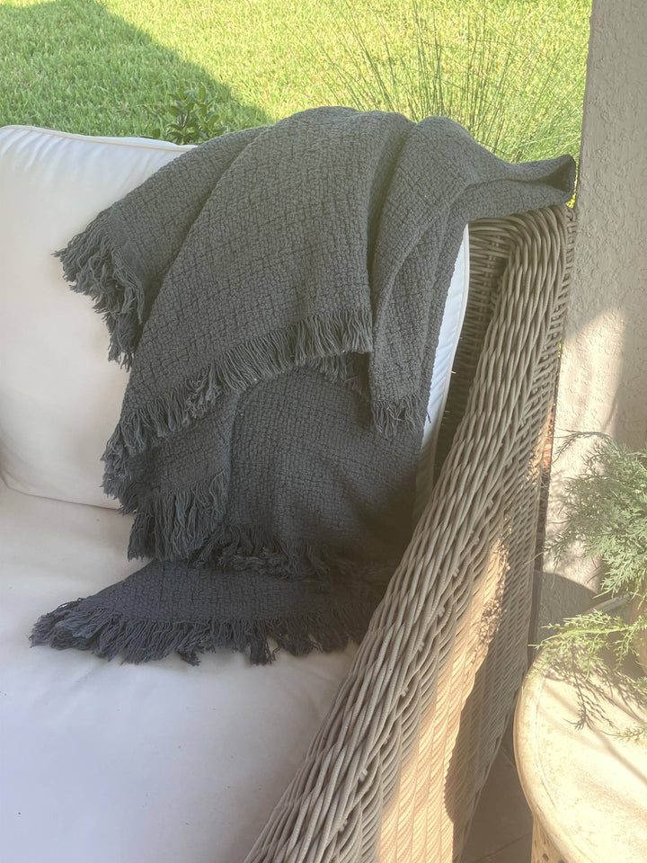 100% Cotton Throw Blankets – 50″ x 60″