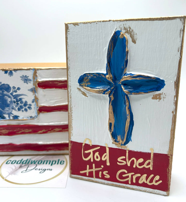Patriotic Cross Block