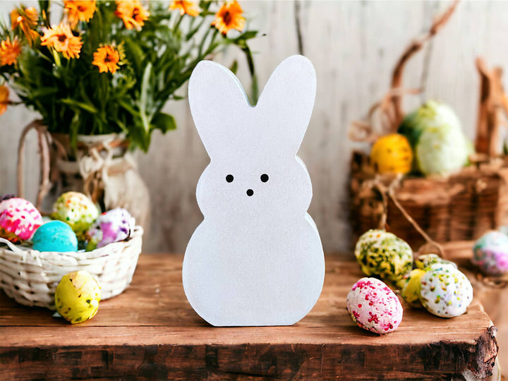 Primitive Rustic Wood Spring/Easter Peeps - LARGE 6"