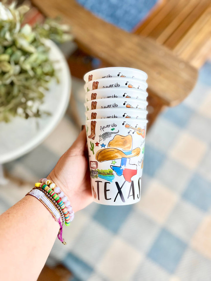 State of Texas Reusable Party Cups