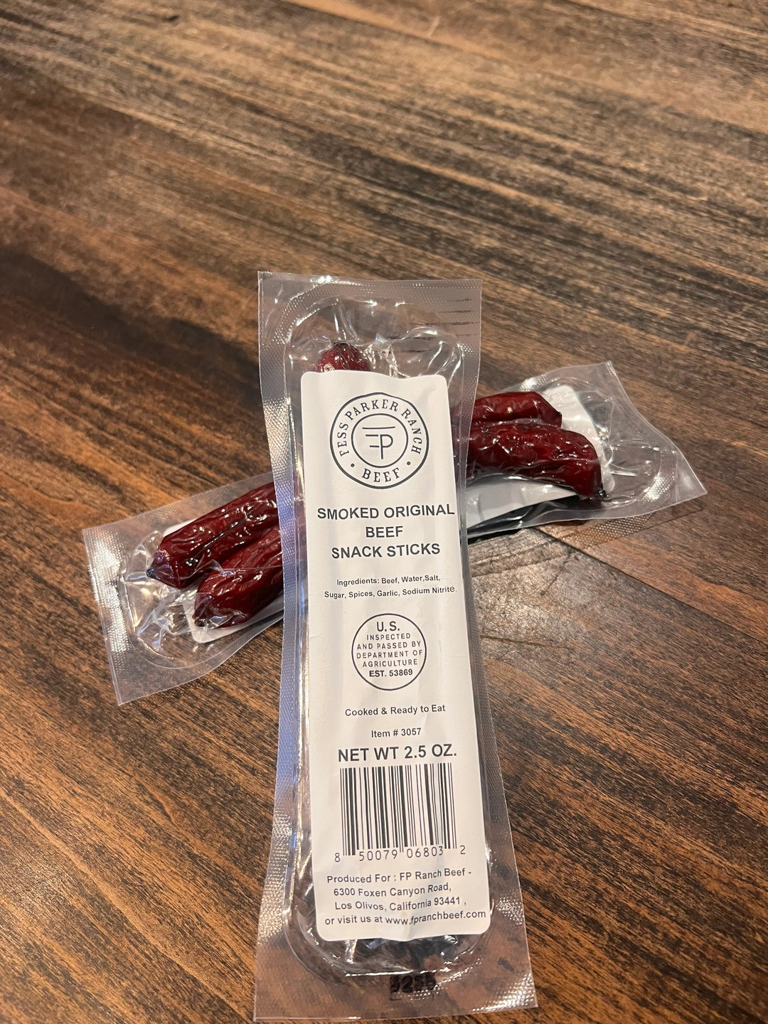 FP Ranch Beef American Wagyu Smoked Original Beef Sticks
