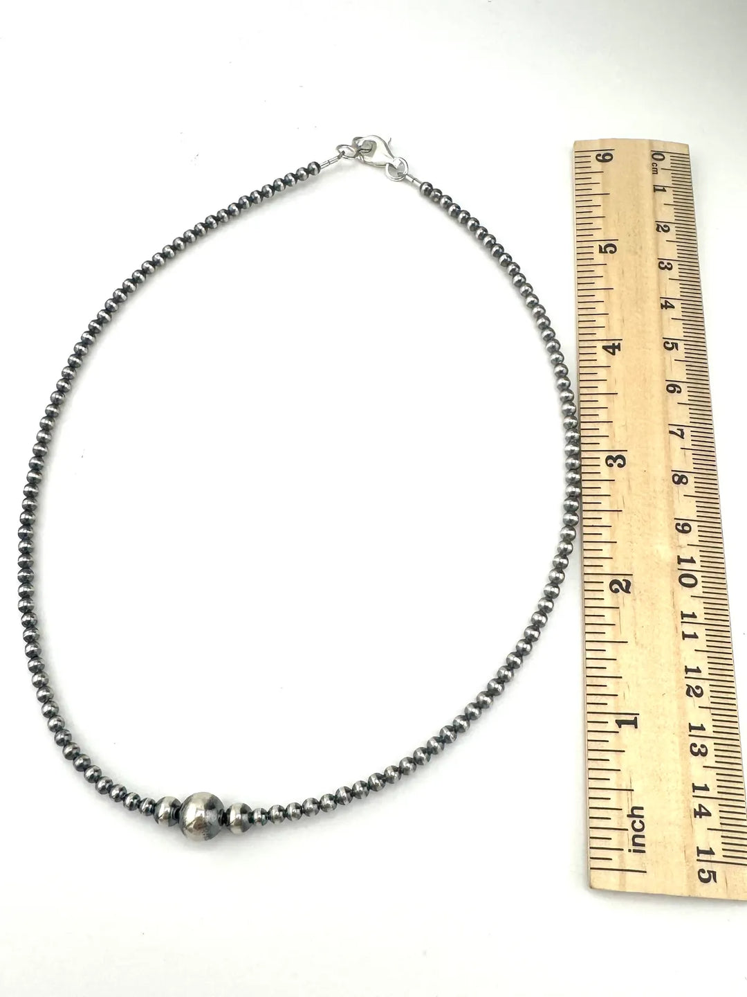 3/5/8mm Station Necklace (16")