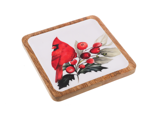 Square Cardinal Serving Tray (3 pc. set)