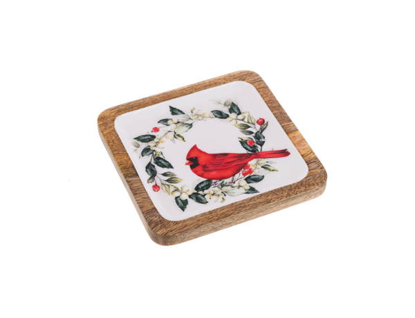Square Cardinal Serving Tray (3 pc. set)