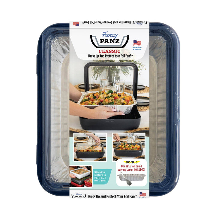 Classic Set - Pan Frame w/ Lid &amp; Serving Spoon - Navy Blue