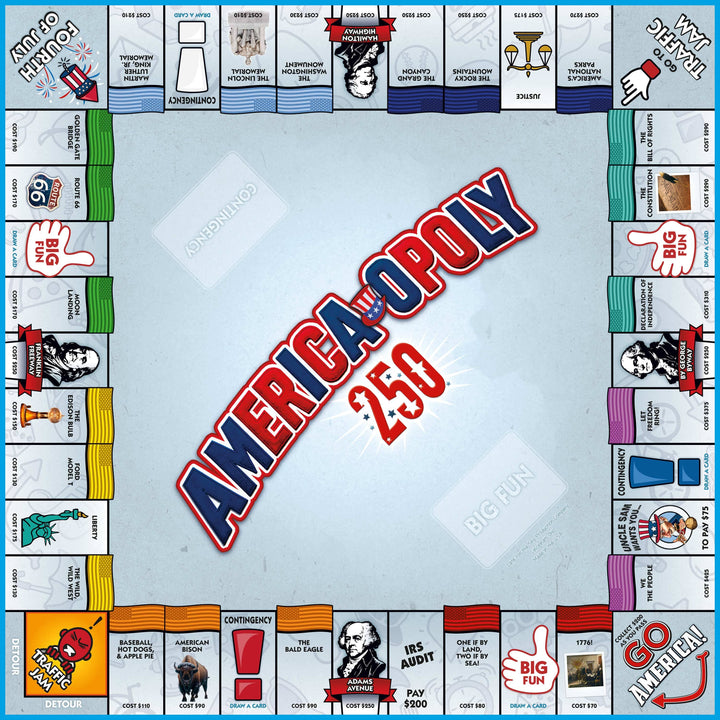 AMERICA-OPOLY 250 EDITION