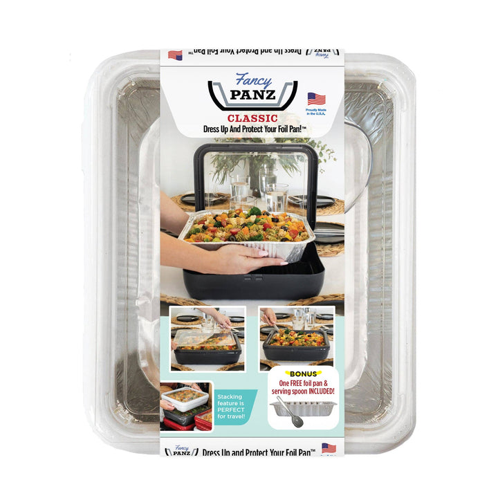 Classic Set - Pan Frame w/ Lid &amp; Serving Spoon - White