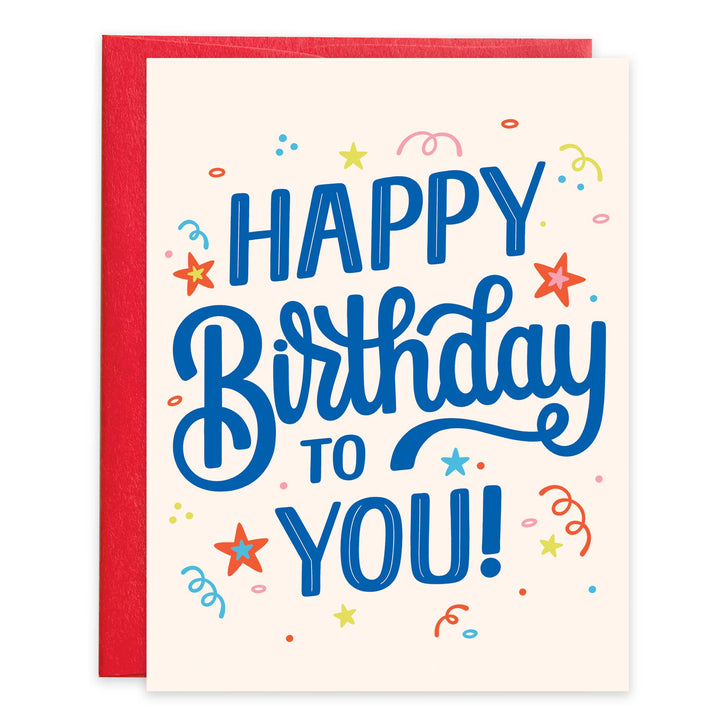 Birthday Greeting Card - Birthday Confetti