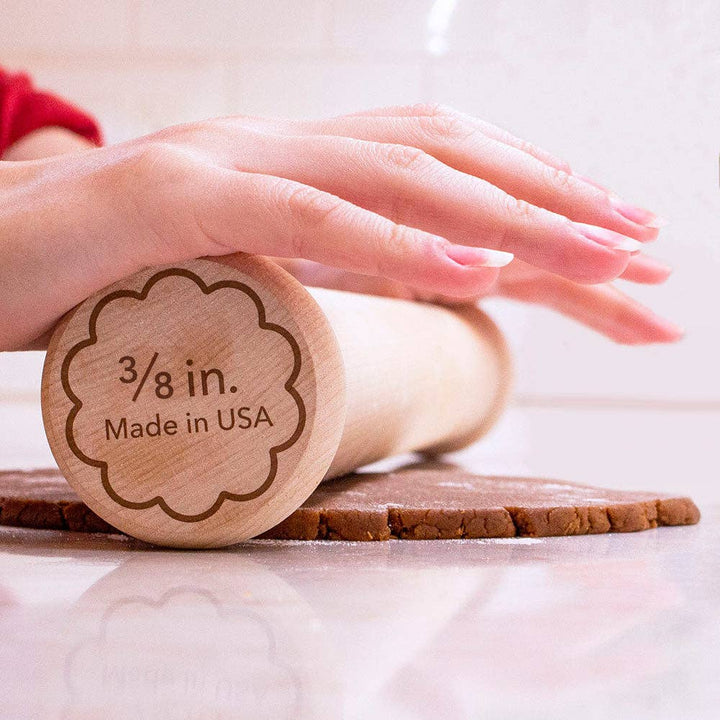 Perfect Cookie Rolling Pin 3/8" Fixed Depth