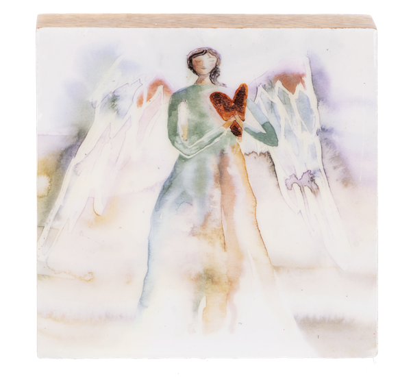 Watercolor Angel Blocks